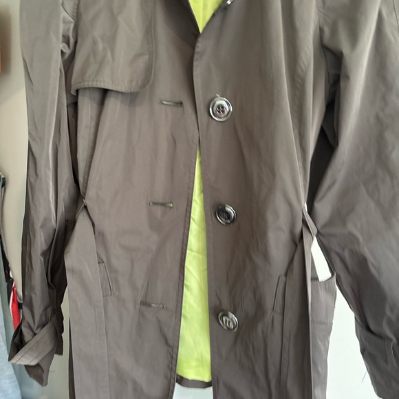 Talbots Brown Trench Coat Lightweight Classic - Picture 3 of 11